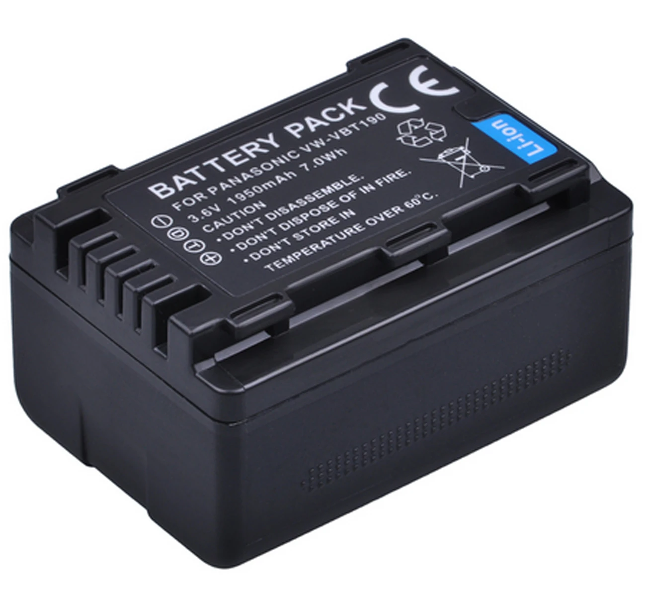 Battery Pack for Panasonic HC-VX1, HC-WXF1, HC-WX970, HC-WXF990, HC-WXF991,  HC-WXF991K, HC-WXF995, HC-WXF995M 4K HD Camcorder