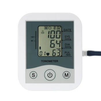 

Arm Sphygmomanometer LCD Digital Display Blood Pressure Monitor Pulse Scanning Oscillometry Measuring for Measuring Pulse Rate