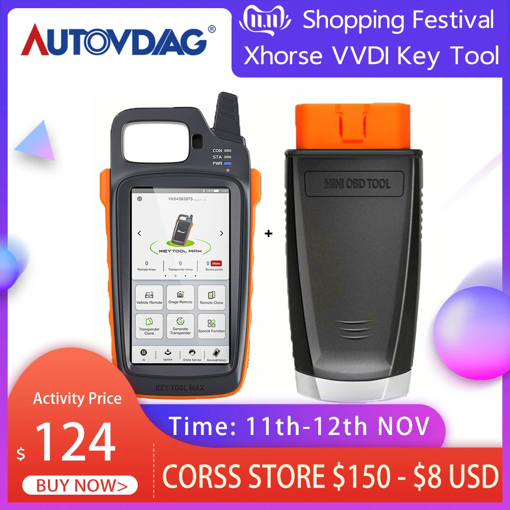 £101.17 Xhorse Vvdi Key Tool Max Xhorse Vvdi Mini Obd Tool