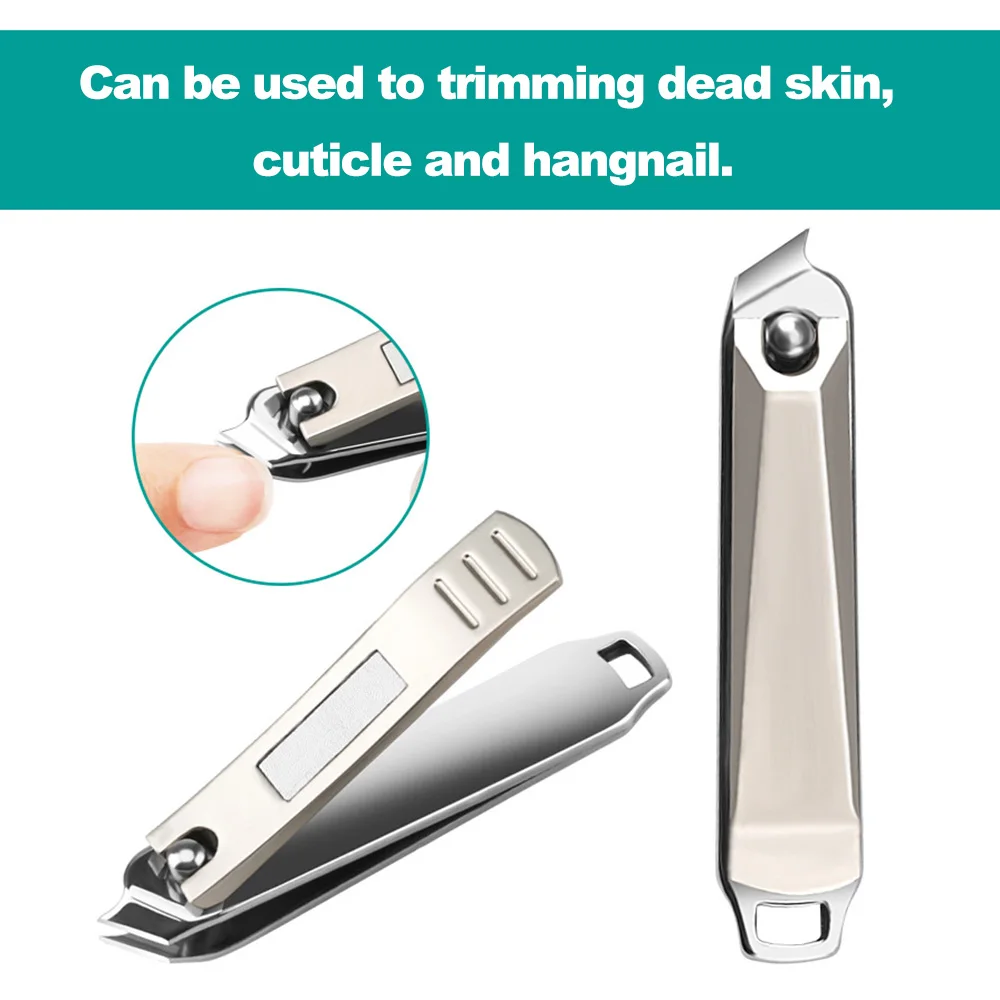 

3PCS Nail Cutter Trimmer Set Pointed Nail Scissors Stainless Steel Nail Clipper For Manicure Edges Of Nail
