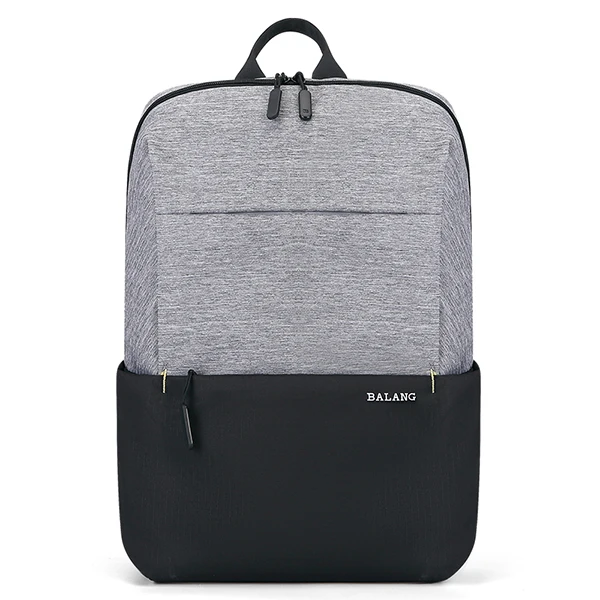 BaLang рюкзак для женщин и мужчин, рюкзаки для путешествий, женская школьная сумка для девочек-подростков, повседневные Рюкзаки 15,6 дюймов, рюкзаки для ноутбука - Цвет: Black and Gray