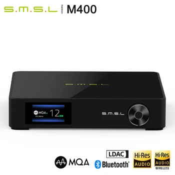 SMSL M400 Flagship AK4499 Full Balanced Buletooth 5.0 High Resolution Decoder USB DAC, Support MQA UAT 24bit/192kHz 1