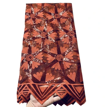 

african lace fabric for women dress wholesale ！2020 high quality New 5yards lace fabric tulle lace with stones nigerian