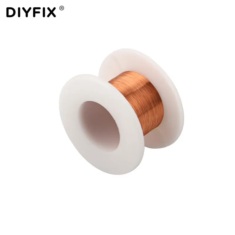 Проволока для пайки DIYFIX 1 шт. 0 02 мм 50 м провод печатных плат медная соединительная