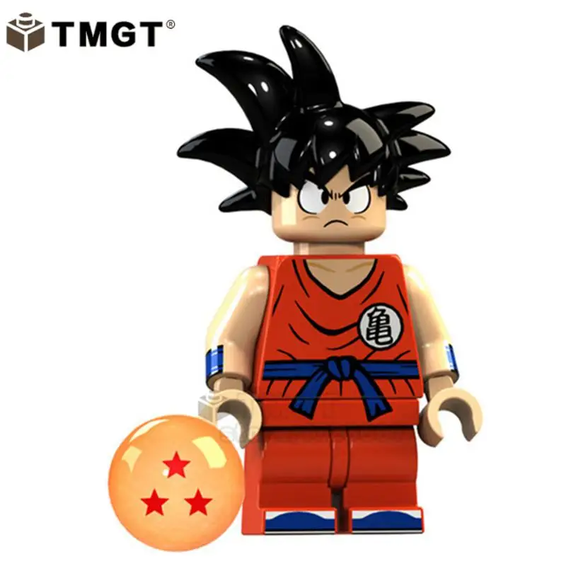 XP051-Goku Одна распродажа Dragon Ball Z Сон Гоку гогета плавки ланч-маи Android 17 строительные блоки игрушки для детей - Цвет: XP051-Goku