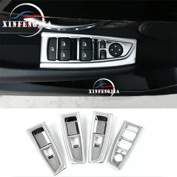 

For BMW 2 Series Gran Tourer F46 2016 Chrome ABS Panel Door Window Lift Armrest Frame Cover Trim