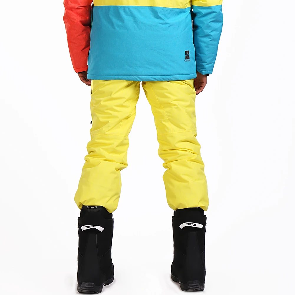 Saenshing/зимние лыжные брюки; водонепроницаемые ветрозащитные брюки для сноуборда; мужские лыжные брюки; теплые дышащие уличные лыжные брюки