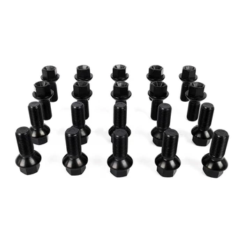 

20Pc Wheel Lug Bolts Nuts 0009908307 for Mercedes W163 W164 W211 W212 W219