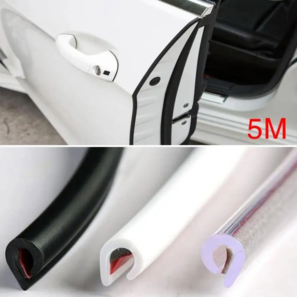 

5m Universal Auto Car Door Edge Guard Protector Cover Moulding Trim Strip Line