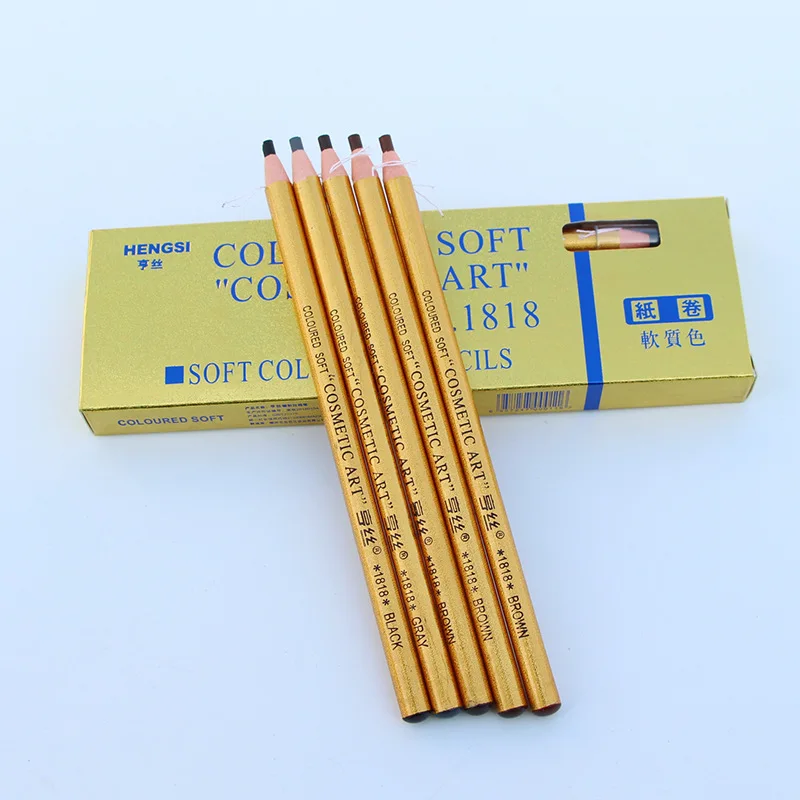 

Silk eyebrow pencil gold pen waterproof sweat-proof long-lasting not blooming tearing pen
