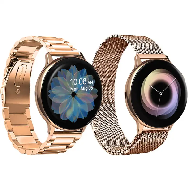 For Samsung Galaxy Watch 42mm Galaxy Watch Active Active2 Bands 20mm Stainless Steel Mesh Bracelet Strap For Gear S2 Classic Aliexpress