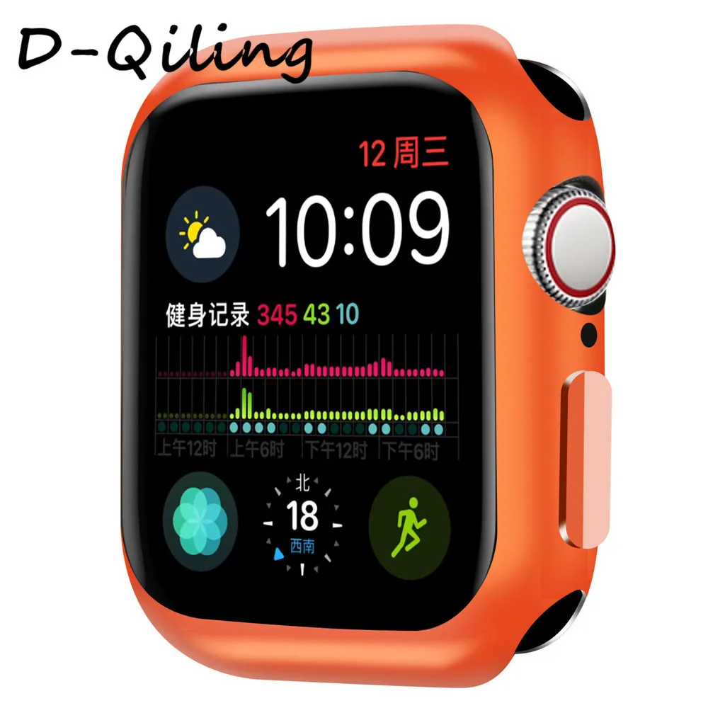 Чехол для часов Apple Watch Case5, 4, 3, 2, 1, 40 мм, 44 мм, прозрачный чехол из ТПУ, защитная пленка для экрана iWatch
