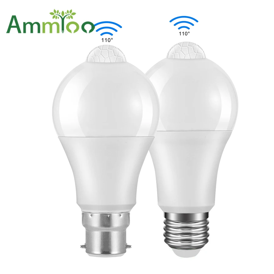 PIR Motion Sensor Led Bulb E27 12W 18W AC85 265V Dusk to Dawn Light