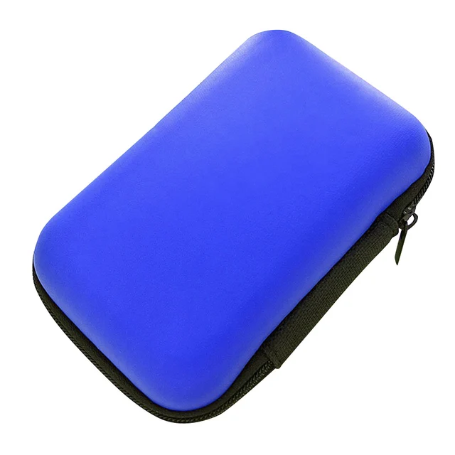 1pcs EVA Mini Portable Earphone bag Coin Purse Headphone USB Cable Case Storage Box Wallet Carrying Pouch Bag Earphone Accessory NO.24