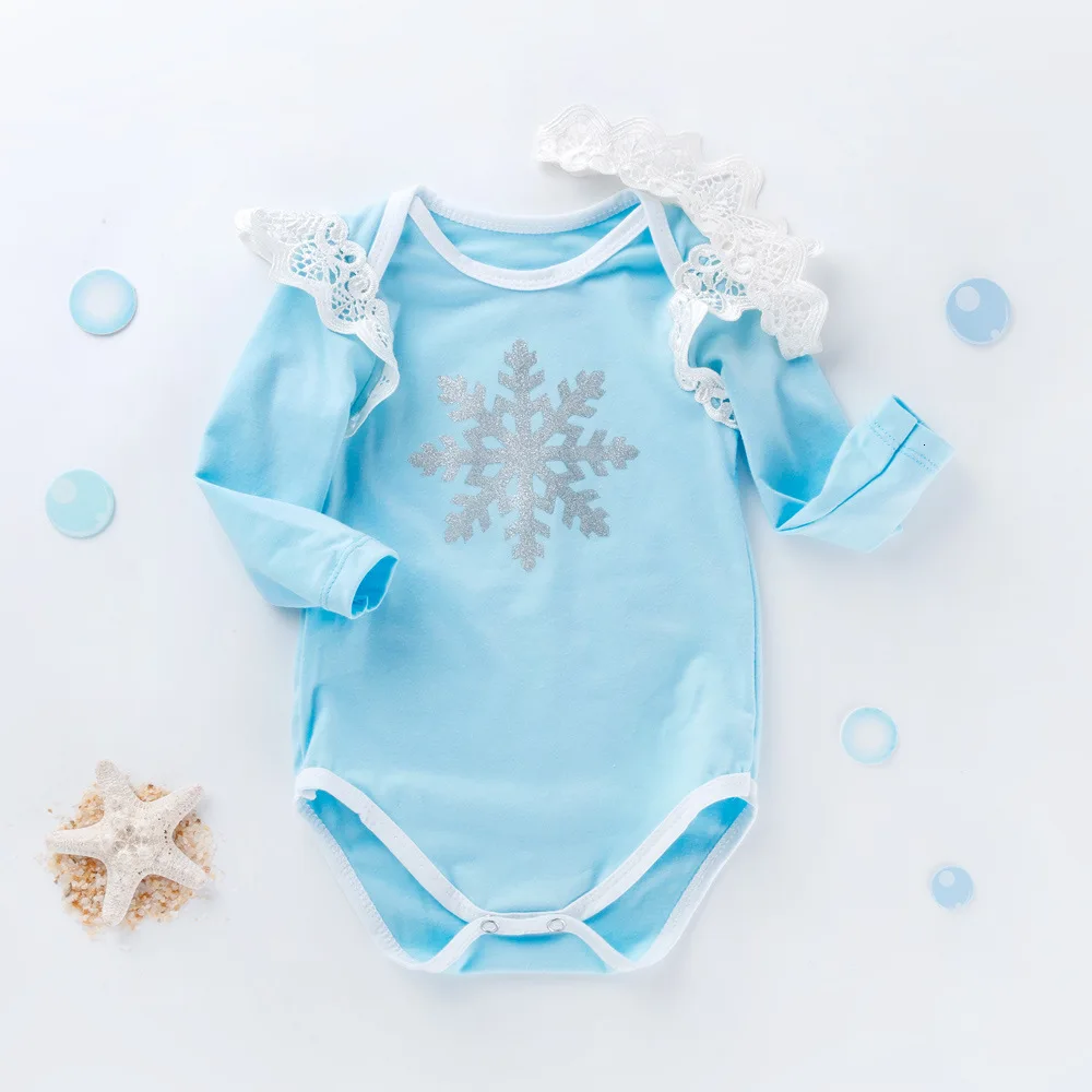 Newborn Baby Bodysuit Girls Christmas Clothes New Cotton Deer Baby Bodysuits Long Sleeve Baby Body Toddler Jumpsuit - Цвет: Aspicture