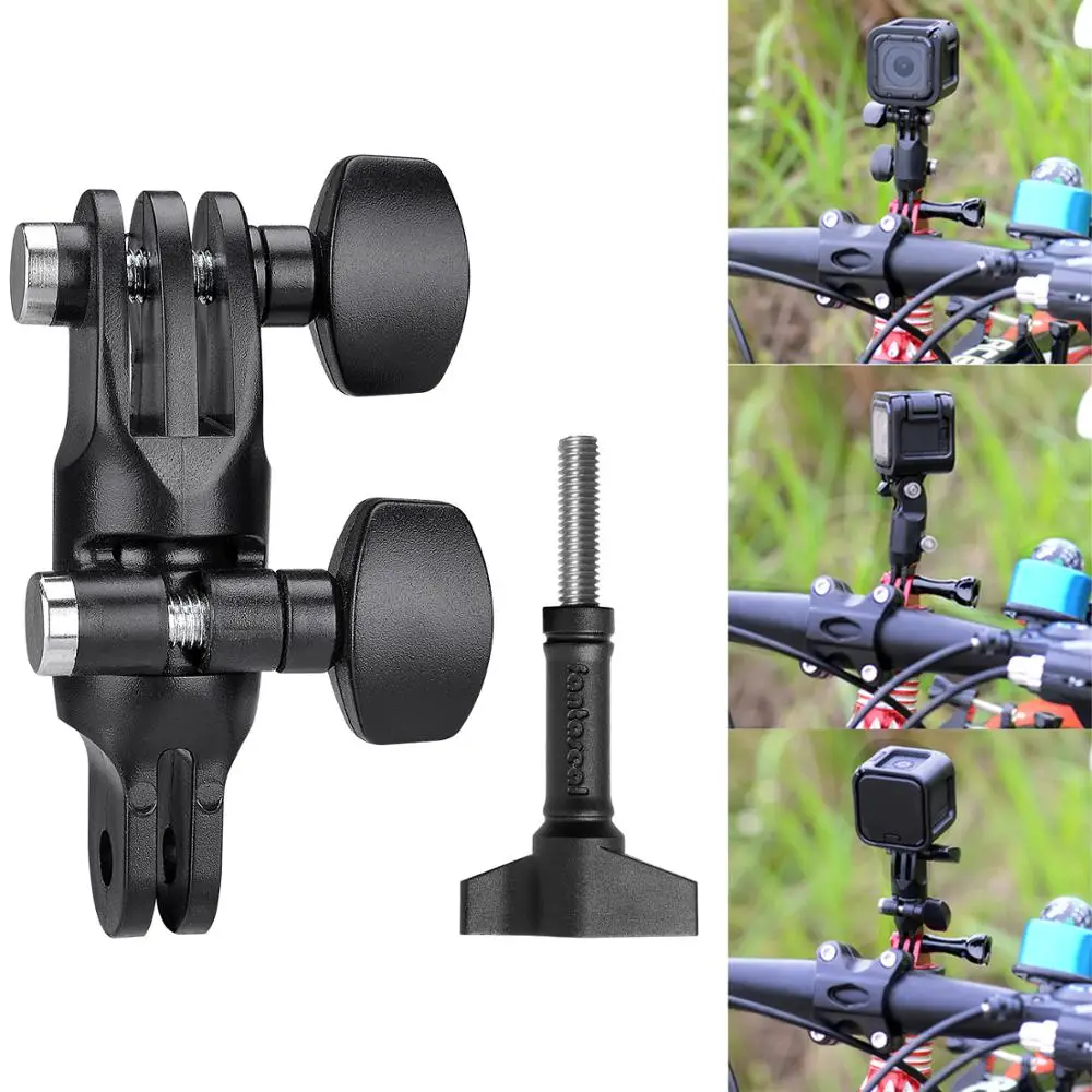 

360 Degree Rotary Action Camera Pivot Mount Adapter Extention Connector High-Torque Thumb Screw Knob for GoPro Sony SJCAM