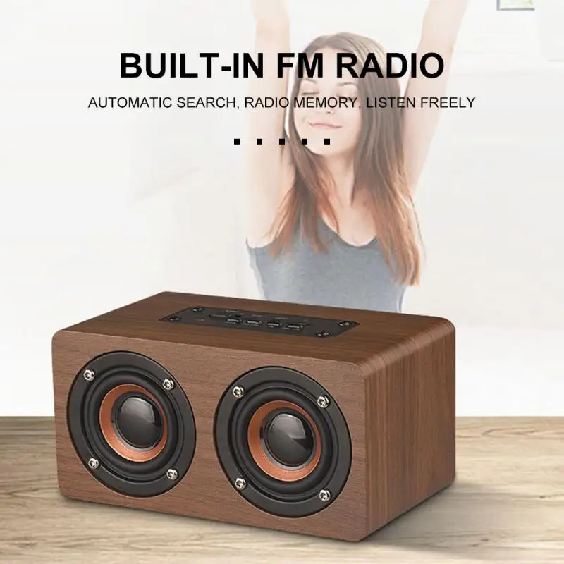 Динамик s Ретро светодиодный цифровой будильник A4.2 Bluetooth динамик стерео HiFi сабвуфер