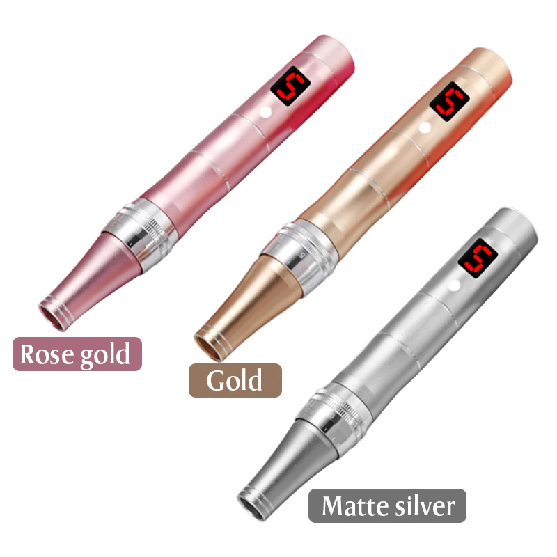 Косметический пистолет для татуажа, игольчатый картридж, беспроводной, Dr. pen, нано-электрический набор кристаллитов, авто Dr. pen, ручка, микроиглы, Полупостоянный