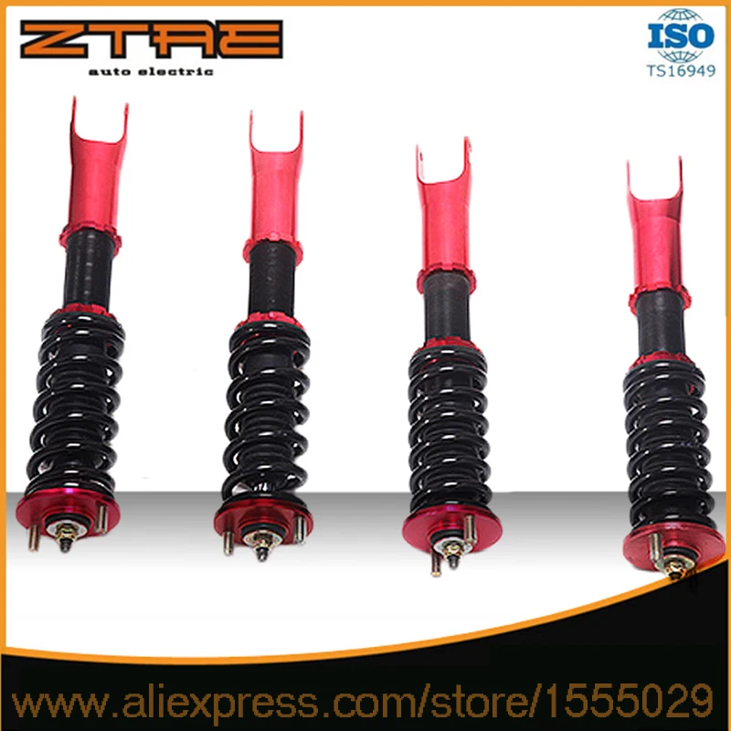 Высокое качество амортизаторы регулируемая подвеска Coilover комплект для Hond@ S2000 амортизаторы развал пружинный демпфер