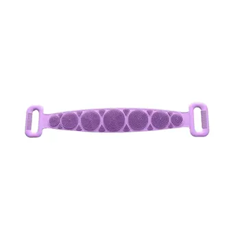 

Extra Long Silicone Brushes Bath Towels Rubbing Back Mud Peeling Body Massage Shower Extended Scrubber Skin Clean