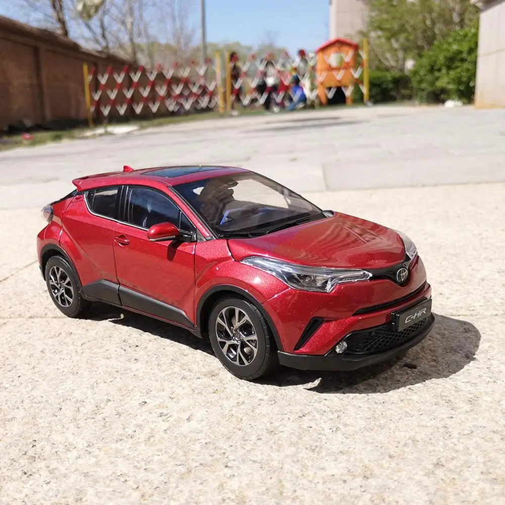 1/18 масштаб Тойота C HR CHR красный литье автомобиля модельные игрушки коллекционные