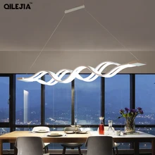 Современный светодиодный Люстра для гостиной, столовой, кухни, блеск AC110V 220V светодиодный потолочный светильник