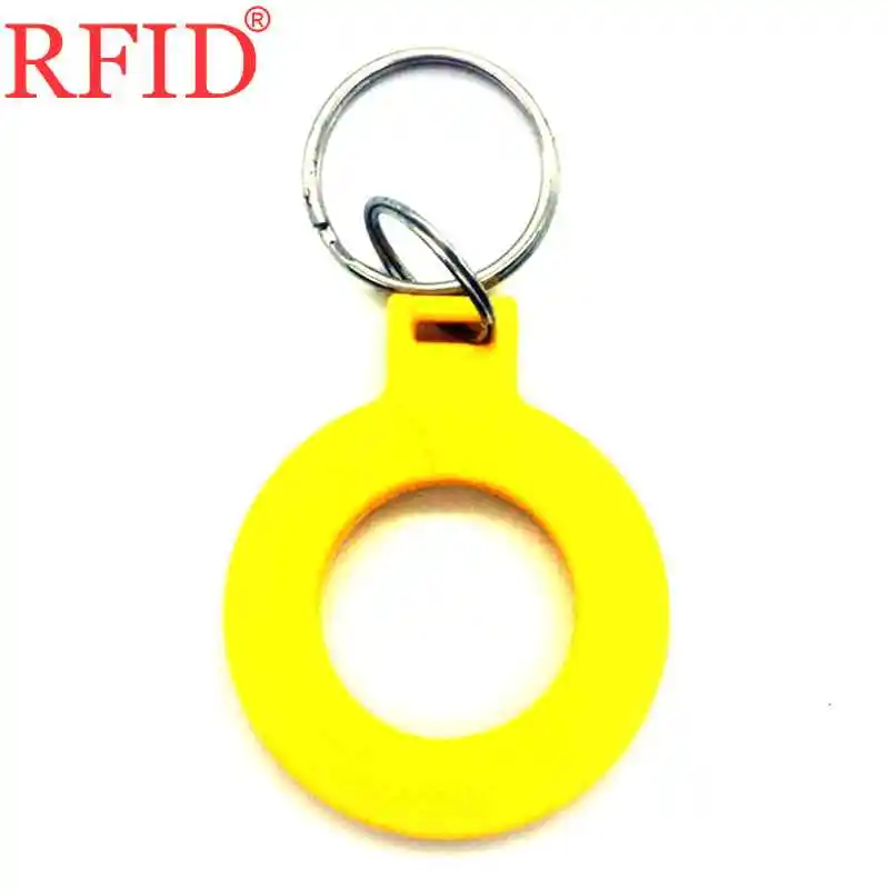 S50 IC 13,56 МГц считывание только брелок RFID брелок Желтый Синий Фиолетовый жетон бирка брелок аксессуары для контроля доступа Быстрая 1