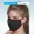 Черная хлопковая маска, респираторы, пылезащитные маски для рта с фильтрами из активированного угля, тканевая маска для лица, аксессуары для езды - изображение