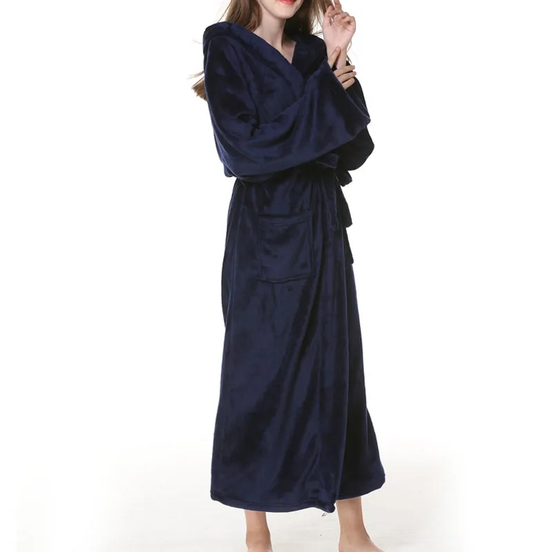 Autumn winter Women's bathrobe 10XL 9XL 8XL 7XL 6XL Bust 150cm plus size Sleepwear