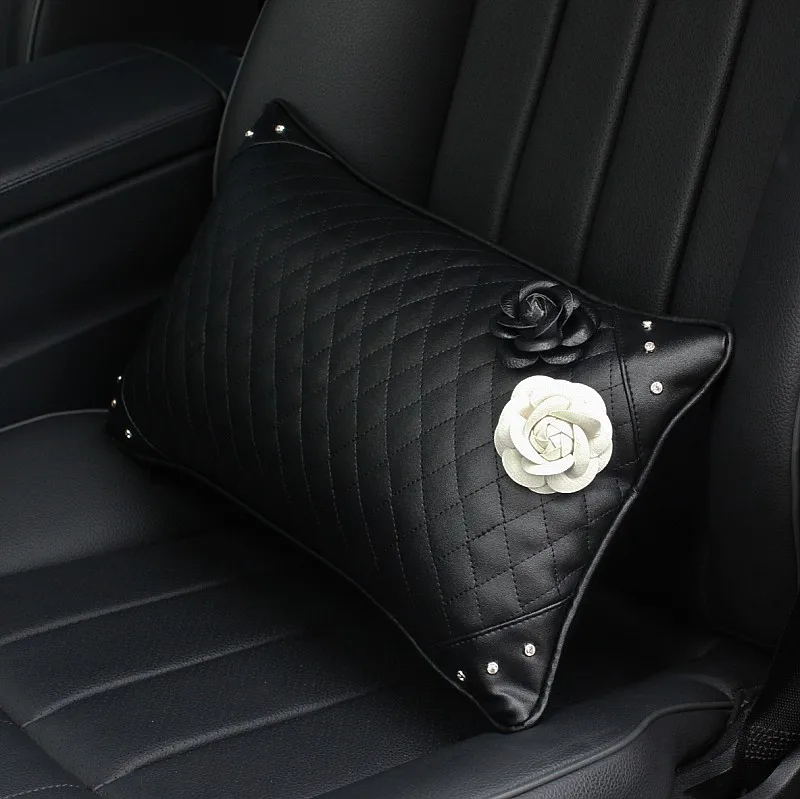 Car-Styling-Crystal-Flower-Car-Seat-Accessories-Interior-Steering-Wheel-Cover-Handbrake-Gears-Shift-Safty-2