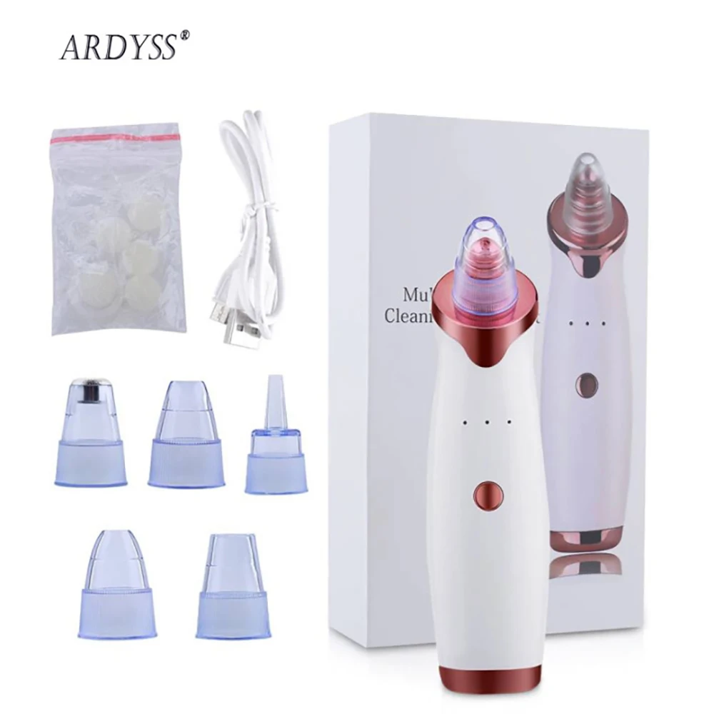 Electric Acne Remover Point Noir Blackhead Vacuum Extractor Tool Black Spots Pore Cleaner Skin Care Facial Machine | Красота и