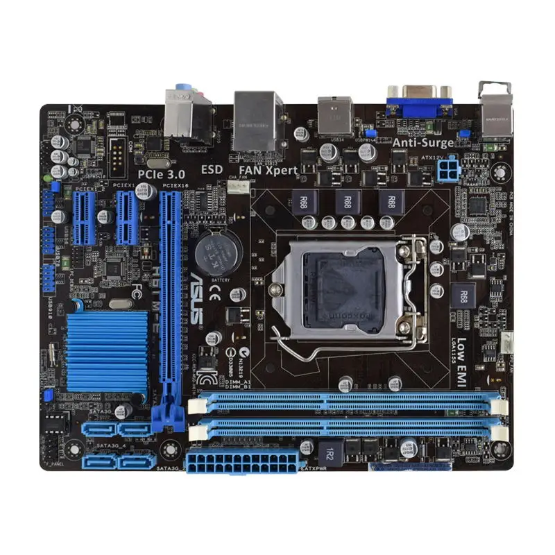 ASUS H61M-E Motherboard 1155 Motherboard DDR3 Support Xeon 1230 v2 Processor LGA 1155 Intel H61 16GB PCI-E 3.0 X16 VGA Micro ATX