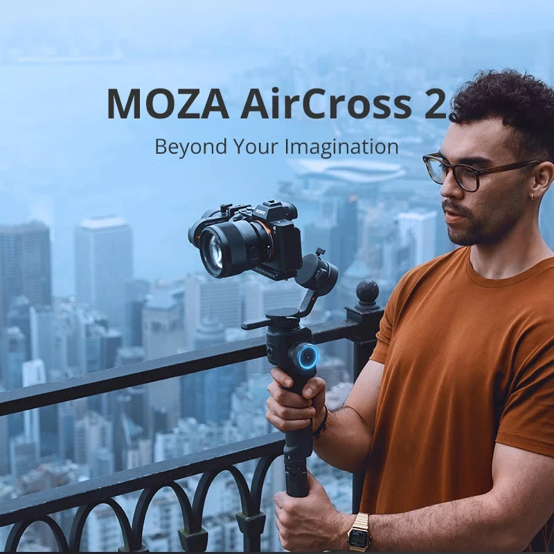 Moza Aircross 2 ручной карданный 3-осевой стабилизатор для sony цифровой зеркальной камеры Canon Nikon беззеркальных цифровых зеркальных фотокамер Камера VS Zhiyun Crane M2 3,2 кг грузоподъемность