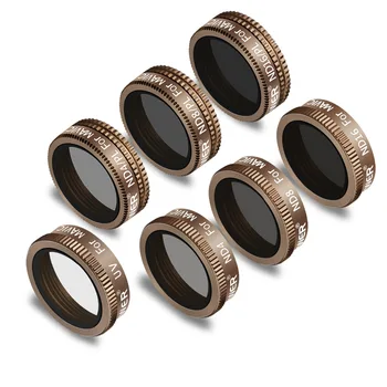 

Neewer DJI Mavic Air Lens Filters-7 Pack UV ND4 ND8 ND16 ND4/PL ND8/PL ND16/PL Made of Multi Coated Waterproof Aluminum Alloy