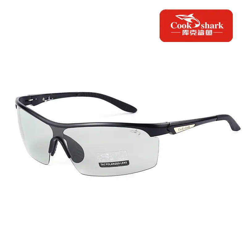 Cook shark 2021 new polarizing sunglasses men's driving glasses special trend color changing Sunglasses men's fishing glasses - Image 9