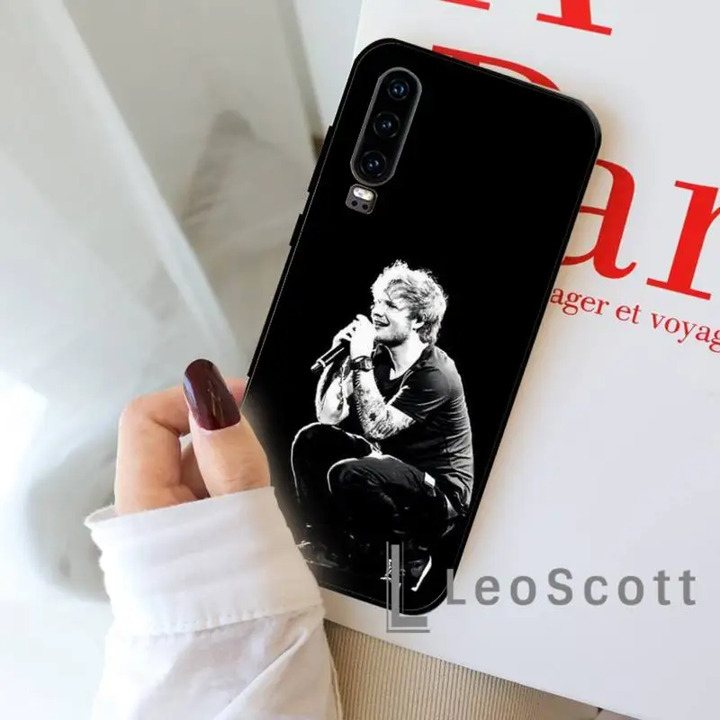 Ed Sheeran Ốp Lưng Điện Thoại Huawei Honor Giao Phối P 9 10 20 30 40 Pro 10i 7 8 Một X lite Nova 5T huawei snorkeling case