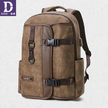 

DIDE Brand 15 inch Waterproof Laptop Backpack Men Laptop Backpack USB External Charge Computer Shoulders Anti-theft Backpack
