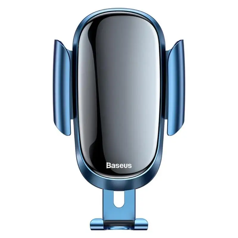 Blue Baseus Gravity Автомобильный держатель для телефона кронштейн круглый воздушный выход крепление подставка авто телефон поддержка для Iphone XS XR samsung мобильный телефон - Цвет: Blue