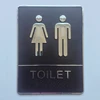 1PC Bathroom Acrylic Mark Label Removable Back Self-Adhesive Toilet WC Sign Wall Sticker DIY Decor ► Photo 1/3