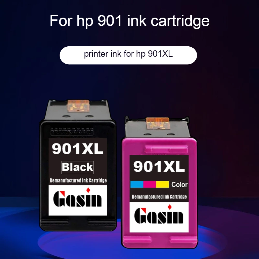 Для hp 901XL | 2 картриджа с чернилами | Черный трехцветный | CC653AN CC656AN для hp 4500 J4500 J4540 J4550 J4580 J4640 J4680 принтер