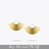 Enfashion Vintage Camber Fan Dangle Earrings Matte Gold color Big Earings Drop Earrings For Women Fashion Jewelry brinco E5425 ► Photo 2/6