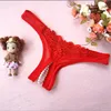 Ladies Lace Briefs Women Erotict Opening Crotch Panties Thongs G-string Lingerie Sexy Underwear With Pearls Massaging Bead ► Photo 2/6