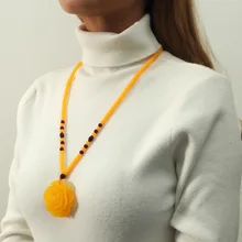 

Yellow flower Pendant Necklace Charm jewelry Fashion Accessories Man Woman Lucky Amulet Gift s