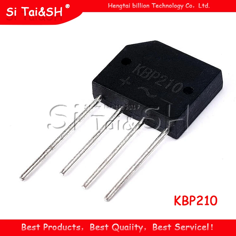 10PCS KBP210 2A 1000V BRIDGE RECTIFIER new and original IC | Электронные компоненты и принадлежности