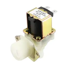 Uxcell G3/4 Соленоидный клапан для воды DC 24 в N/C нормально закрытый 20 мм наружный выпускной клапан с фильтром