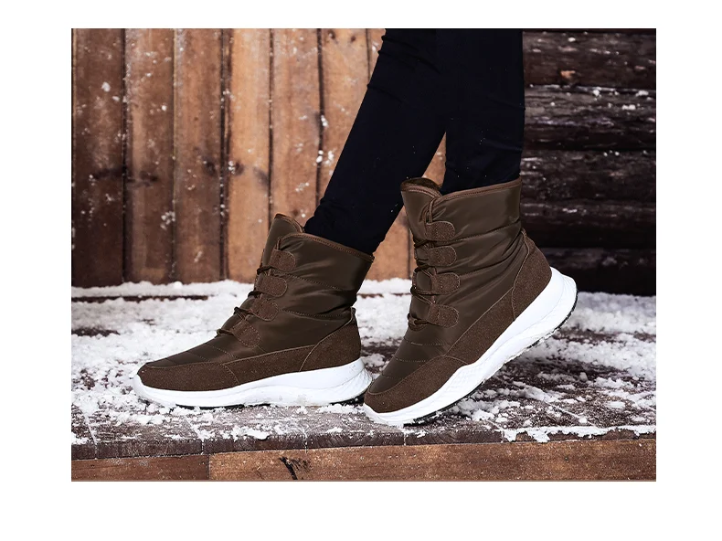 STQ/Для женщин зимние ботинки обувь Водонепроницаемый женские ботильоны теплый плюш внутри женские зимние мотоботинки обувь MX1918