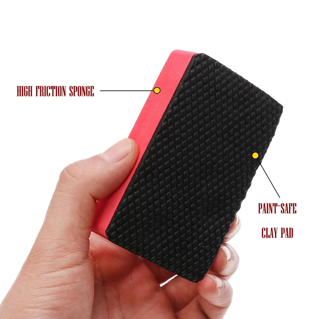 4pc Magic Clay Sponge Bar Car Pad Block Cleaning Eraser Wax Polish Pad Tool cleaning sponges