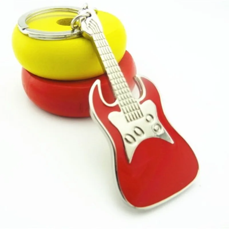 

Multicolor color guitar key chain key chain