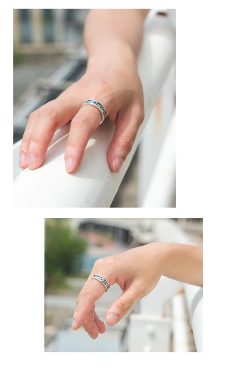 Кольцо из серебра S925 пробы с глазом горного пера для мужчин и женщин, модные ювелирные изделия
