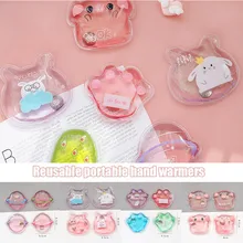 Мини-зимний многоразовый гелевый грелка для рук милый смешной принт слова Мгновенный нагрев пакет грелка Даг-корабль